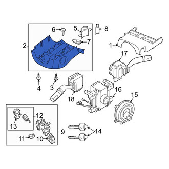 Mazda OE - Lower Steering Column Cover