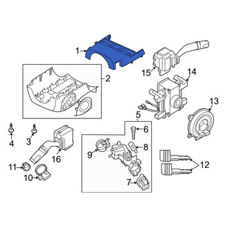 Mazda OE - Upper Steering Column Cover