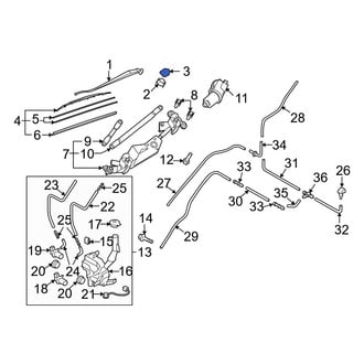 Mazda OE - Wiper Arm Cap