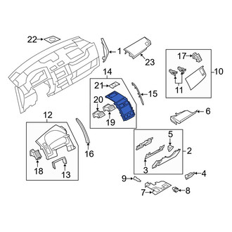 Mazda OE - Instrument Panel Cover