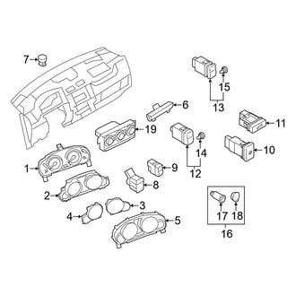 Mazda OE - Instrument Panel - Cluster & Switches (Grand Touring / Sport / Touring)