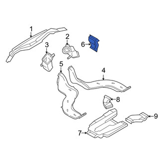 Mazda OE - Rear Upper Instrument Panel Air Duct