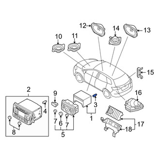 Mazda OE - Radio Insulator