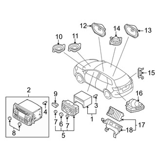 Mazda OE - Instrument Panel - Sound System