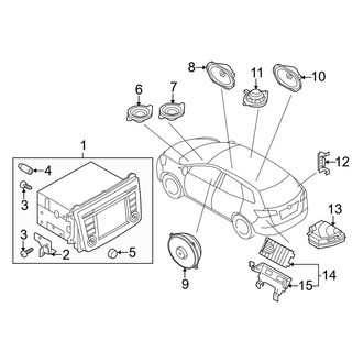 Mazda OE - Instrument Panel - Sound System