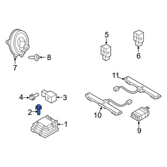 Mazda OE - Radiator Mount Bolt