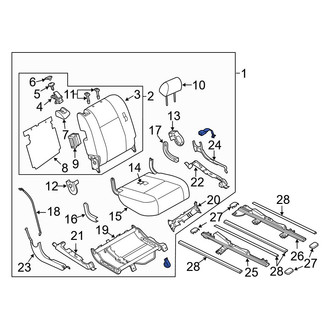 Mazda OE - Center Right Seat