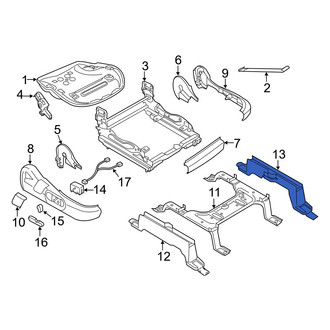 Mazda OE - Front Right Inner Seat Track Cover