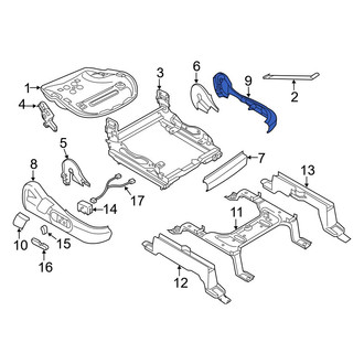 Mazda OE - Front Left Seat Trim Panel