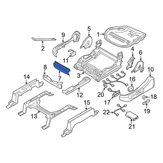 Mazda OE - Left Inner Seat Track Cover