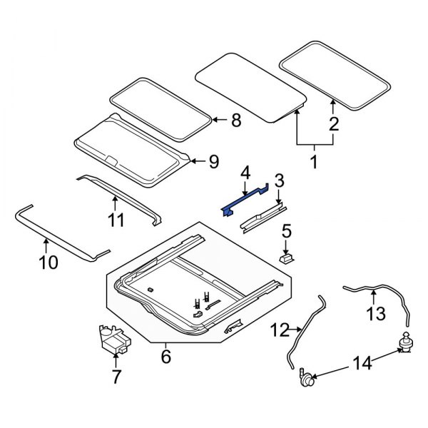 Sunroof Cable