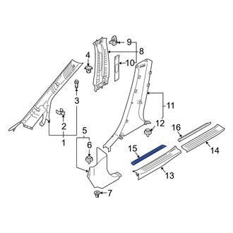 Mazda OE - Front Left Outer Door Sill Plate