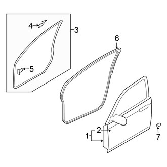 Mazda OE - Front Door - Door & Components