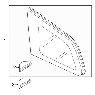 Mazda OE - Quarter Panel - Glass