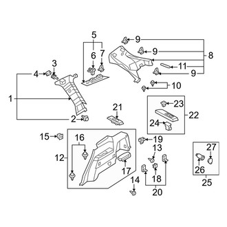 Mazda OE - Quarter Panel - Interior Trim