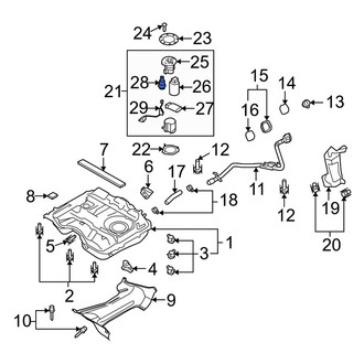 Mazda OE - Fuel Injection Pressure Regulator