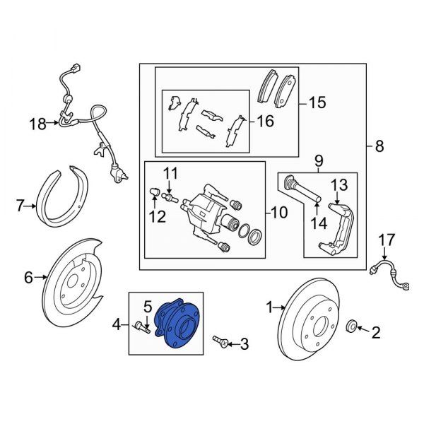 Wheel Bearing and Hub Assembly