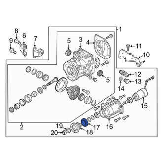 Mazda OE - Rear Differential Pinion Seal