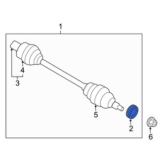 Mazda OE - Front Left ABS Wheel Speed Sensor Tone Ring