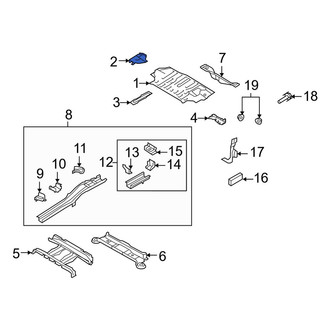 Mazda OE - Rear Left Floor Extension