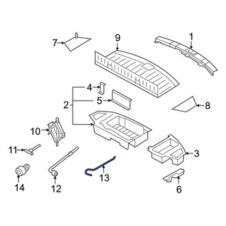 Mazda OE - Floor Jack Handle