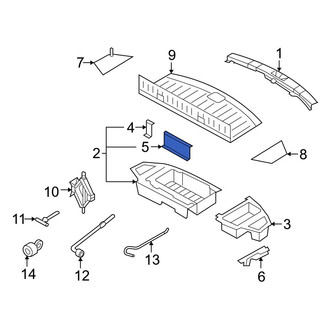 Mazda OE - Rear Floor Jack Cover