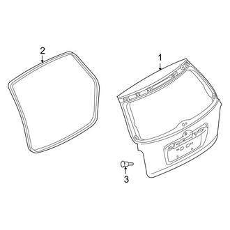 Mazda OE - Lift Gate - Gate & Hardware