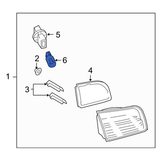Mazda OE - Rear Tail Light Bulb