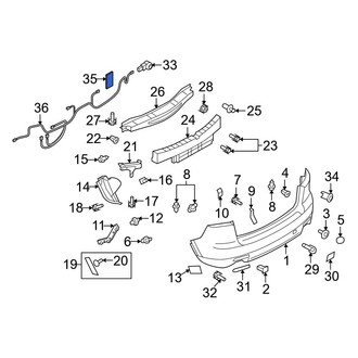 Mazda OE - Grille Insulator