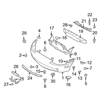 Mazda OE - Front Bumper - Bumper & Components