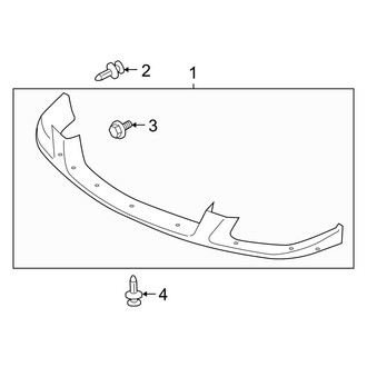 Mazda OE - Front Bumper - Front Spoiler (Turbocharged)