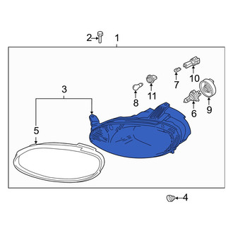 Mazda OE - Front Left Headlight