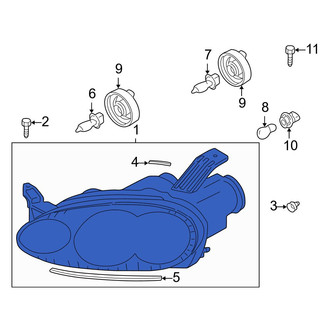 Mazda OE - Front Left Headlight