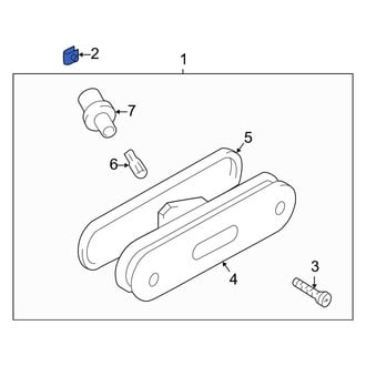 Mazda OE - Rear Bumper Cover Nut