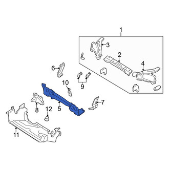 Mazda OE - Front Lower Radiator Support Tie Bar