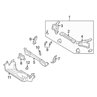 Mazda OE - Radiator Support