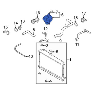 Mazda OE - Engine Coolant Reservoir