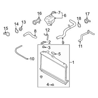 Mazda OE - Cooling - Radiator & Components