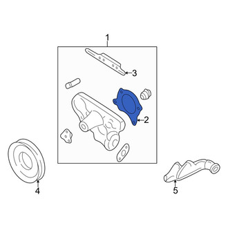 Mazda OE - Engine Water Pump Gasket