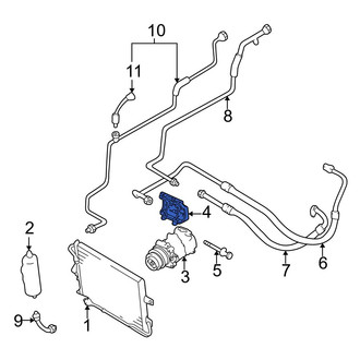 Mazda OE - A/C Compressor Bracket