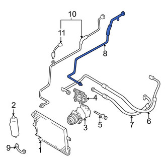 Mazda OE - A/C Pipe