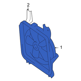 Mazda OE - A/C Condenser Fan Assembly