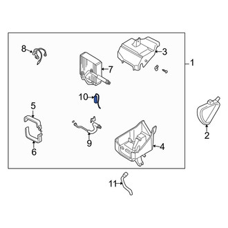 Mazda OE - A/C Evaporator Temperature Sensor