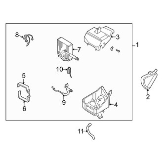Mazda OE - Air Conditioner & Heater - Evaporator Components