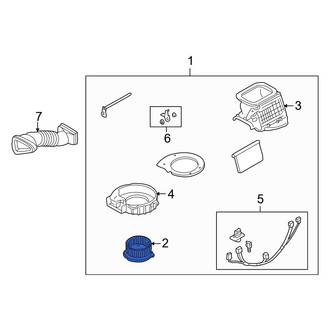Mazda OE - HVAC Blower Motor Assembly
