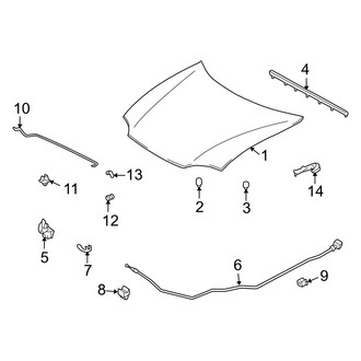 Mazda OE - Hood & Components