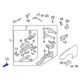 Mazda OE - Front Left Tie Down Hook