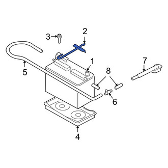Mazda OE - Battery Hold Down