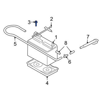 Mazda OE - Battery Hold Down Bolt