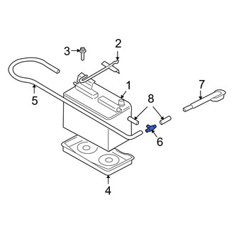 Mazda OE - Battery Vent Tube Adapter